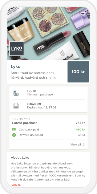 Meniga Rewards kampanj